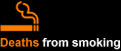 Deaths from smoking logo